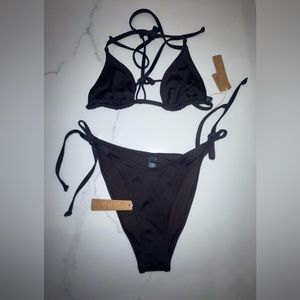 SKIMS Black Bikini Set